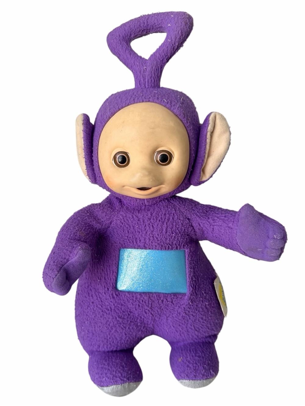 1998 Vintage Teletubbies Playskool Plush Tinky Winky Purple Stuffed Doll 13 Inch